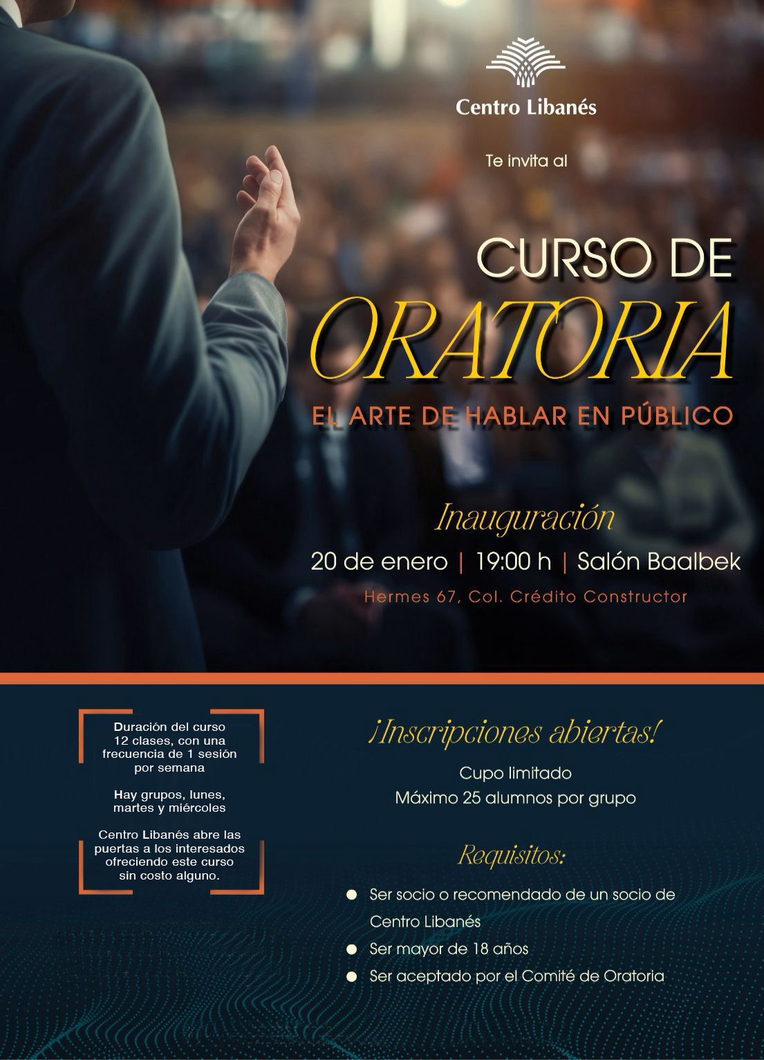 Curso de Oratoria - Centro Libanés